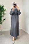 Sultan Basic Elbise 0001 - ANTRASİT Sultan Basic Elbise 0001 - ANTRASİT