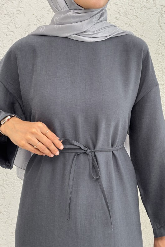 Sultan Basic Elbise 0001 - ANTRASİT Sultan Basic Elbise 0001 - ANTRASİT
