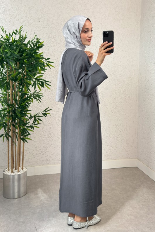 Sultan Basic Elbise 0001 - ANTRASİT Sultan Basic Elbise 0001 - ANTRASİT