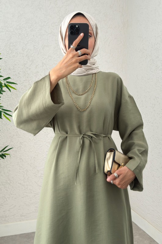 Sultan Basic Elbise 0001 - HAKİ
