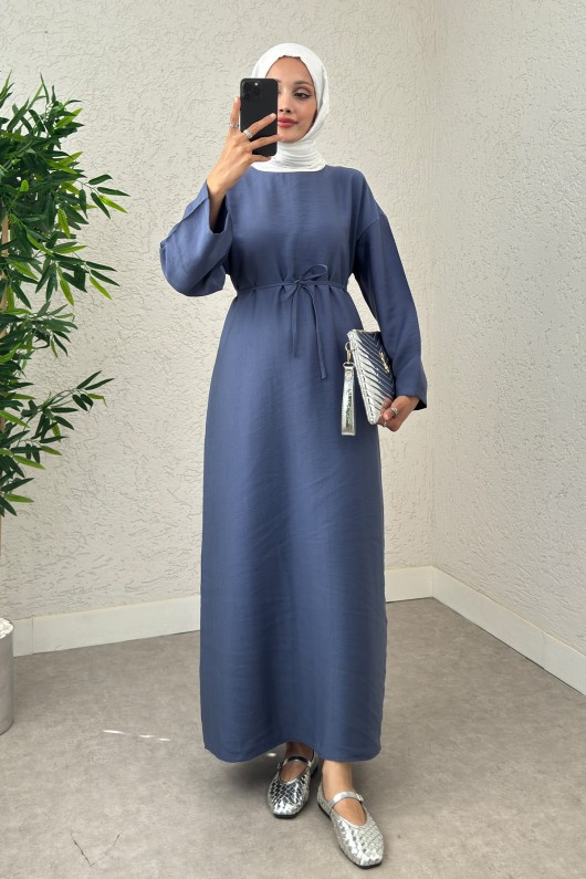 Sultan Basic Elbise 0001 - İNDİGO Sultan Basic Elbise 0001 - İNDİGO