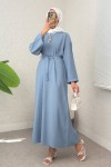 Sultan Basic Elbise 0001 - MAVİ