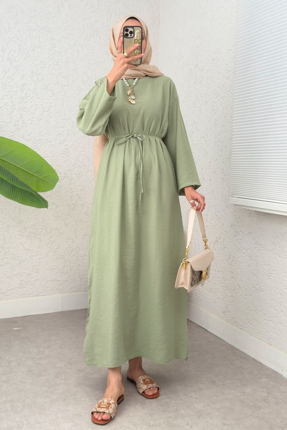 Sultan Basic Elbise 0001 - SU YEŞİLİ