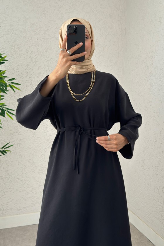 Sultan Basic Elbise 0001 - SİYAH