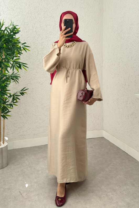 Sultan Basic Elbise 0001 - TAŞ RENGİ