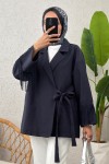 Kolları Püsküllü Kimono 0004 - LACİVERT Kolları Püsküllü Kimono 0004 - LACİVERT