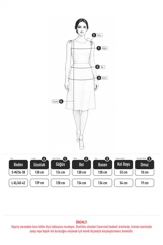 İki İplik Kuşaklı Elbise 0007 - KAHVERENGİ