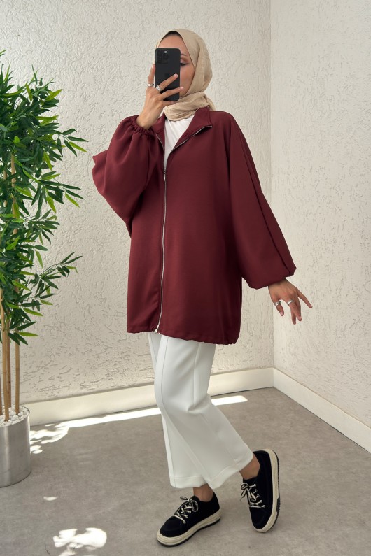 Yarasa Kol Salaş Kap 0008 - BORDO Yarasa Kol Salaş Kap 0008 - BORDO