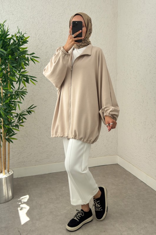 Yarasa Kol Salaş Kap 0008 - EKRU Yarasa Kol Salaş Kap 0008 - EKRU