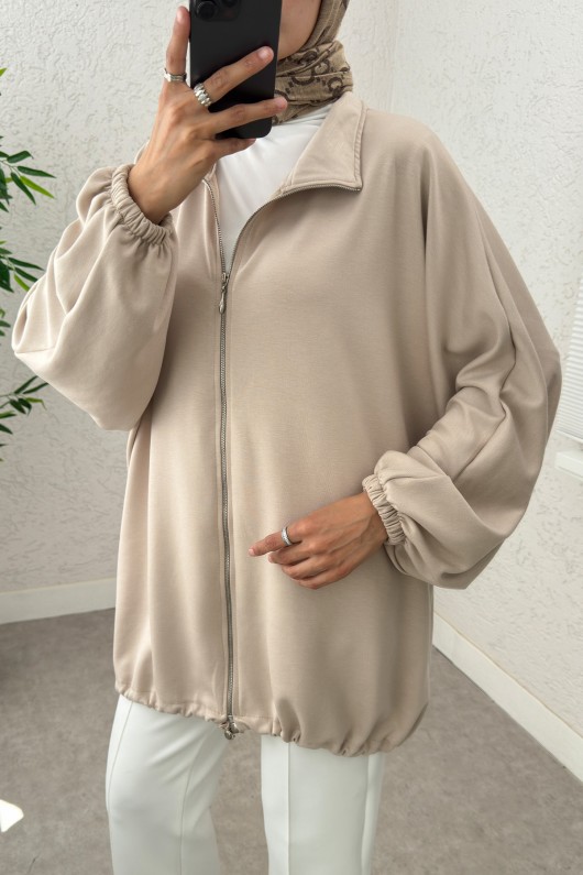 Yarasa Kol Salaş Kap 0008 - EKRU Yarasa Kol Salaş Kap 0008 - EKRU