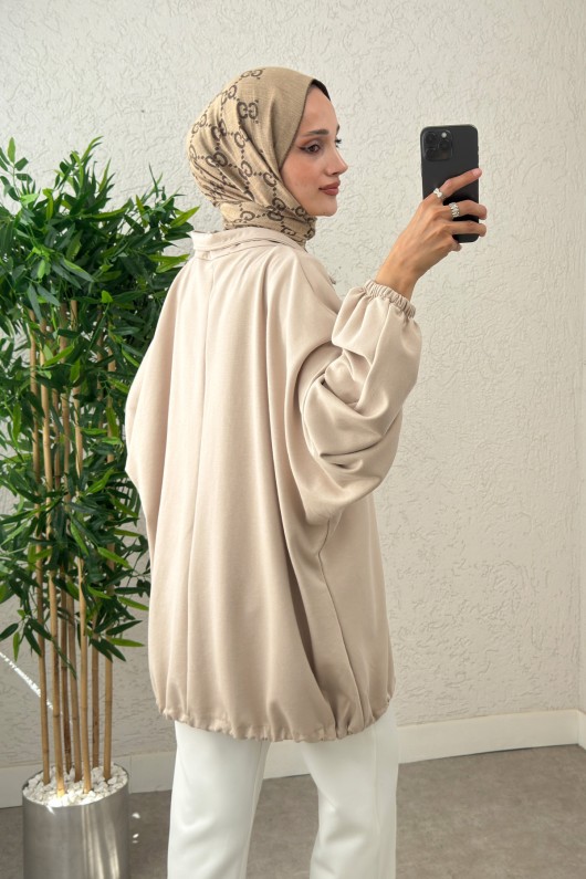 Yarasa Kol Salaş Kap 0008 - EKRU Yarasa Kol Salaş Kap 0008 - EKRU