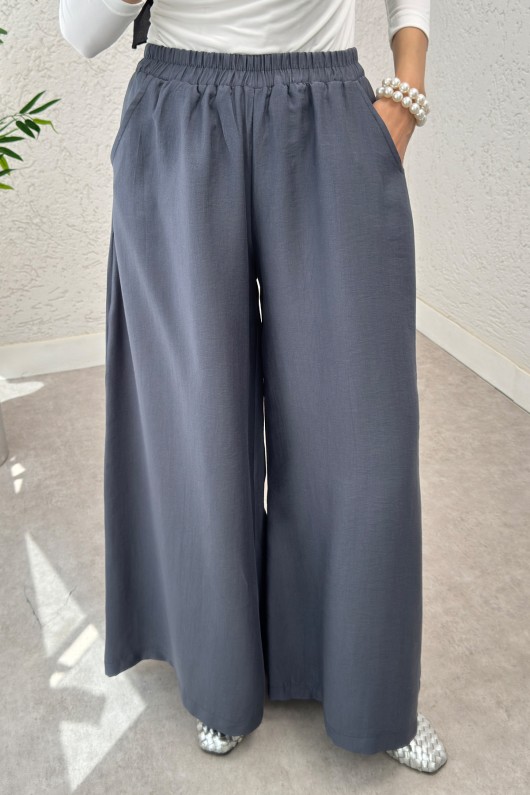 Boru Paça Pantolon 0012 - ANTRASİT Boru Paça Pantolon 0012 - ANTRASİT