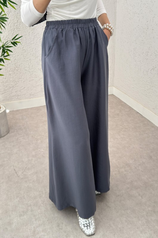 Boru Paça Pantolon 0012 - ANTRASİT Boru Paça Pantolon 0012 - ANTRASİT