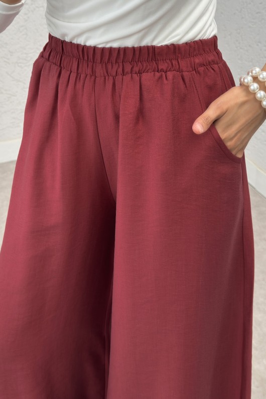Boru Paça Pantolon 0012 - BORDO Boru Paça Pantolon 0012 - BORDO