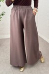 Boru Paça Pantolon 0012 - KAHVERENGİ Boru Paça Pantolon 0012 - KAHVERENGİ