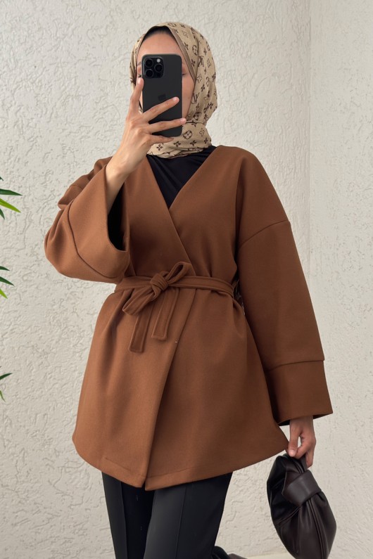 V Yaka Kaşe Kaban 0013 - TABA V Yaka Kaşe Kaban 0013 - TABA