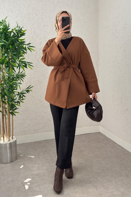 V Yaka Kaşe Kaban 0013 - TABA V Yaka Kaşe Kaban 0013 - TABA