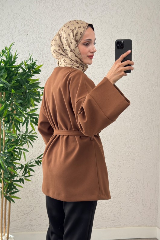 V Yaka Kaşe Kaban 0013 - TABA V Yaka Kaşe Kaban 0013 - TABA