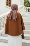 Tek Düğmeli Kaşe Panço 0018 - TABA Tek Düğmeli Kaşe Panço 0018 - TABA
