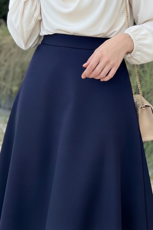 Scuba Kloş Etek 0023 - LACİVERT