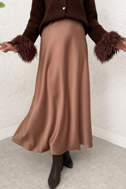 A Kesim Saten Etek 0031 - CAMEL A Kesim Saten Etek 0031 - CAMEL