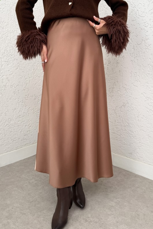 A Kesim Saten Etek 0031 - CAMEL A Kesim Saten Etek 0031 - CAMEL