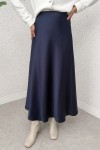 A Kesim Saten Etek 0031 - LACİVERT A Kesim Saten Etek 0031 - LACİVERT