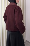 Kanguru Cepli Ceket 0034 - BORDO