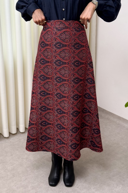 Otantik Desen Etek 0044 - BORDO