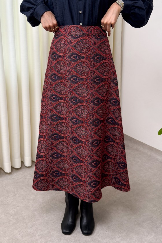 Otantik Desen Etek 0044 - BORDO