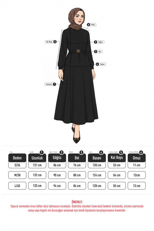 Scuba Suni Deri Kemerli Elbise 0045 - LACİVERT