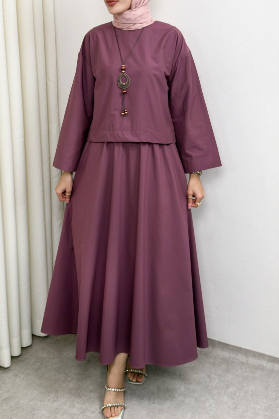 Aksesuar Detaylı Etekli Takım 0053 - MÜRDÜM