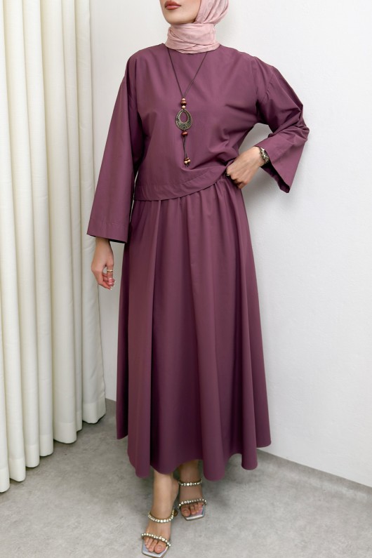 Aksesuar Detaylı Etekli Takım 0053 - MÜRDÜM