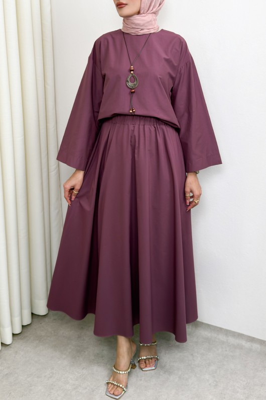 Aksesuar Detaylı Etekli Takım 0053 - MÜRDÜM