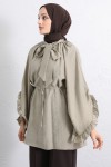 Yaka Bağlamalı Tunik Y0059 - HAKİ