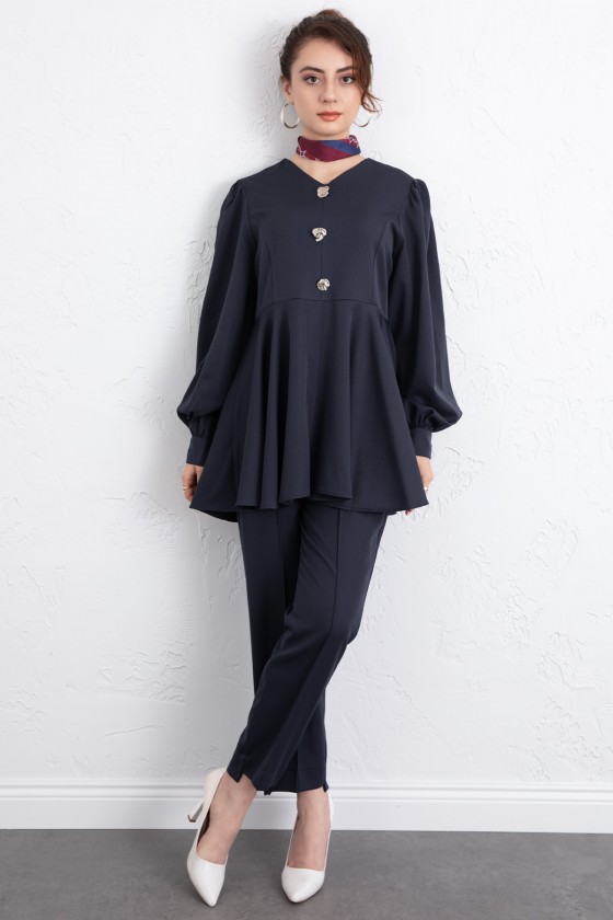 Volan Detay İkili Takım 0071 - LACİVERT