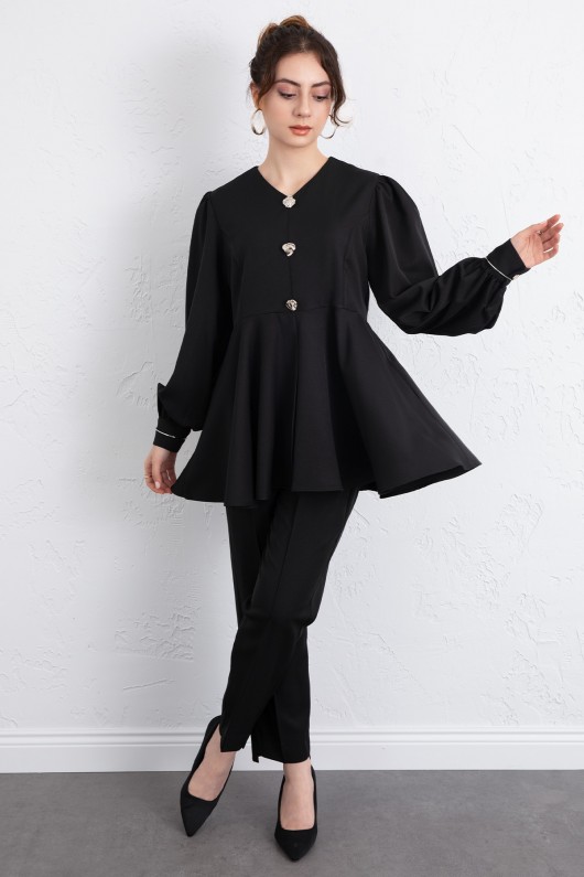 Volan Detay İkili Takım 0071 - SİYAH