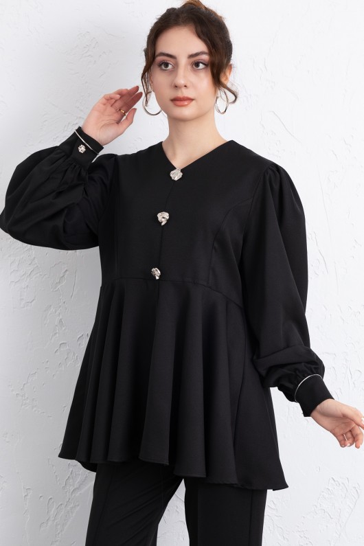 Volan Detay İkili Takım 0071 - SİYAH