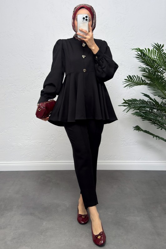 Volan Detay İkili Takım 0071 - SİYAH