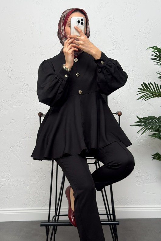 Volan Detay İkili Takım 0071 - SİYAH