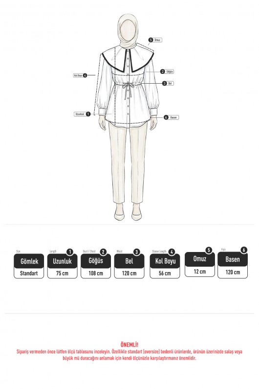 Geniş Yaka Gömlek Y0079 - LACİVERT