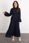 Gipeli Modal Elbise 0080 - LACİVERT