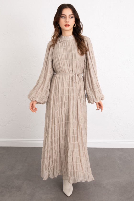 Gipeli Modal Elbise 0080 - TAŞ