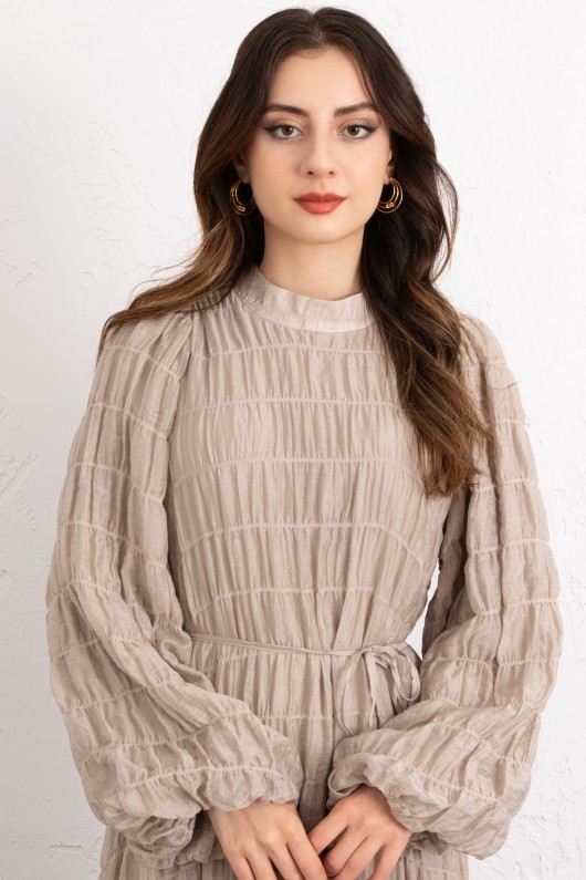 Gipeli Modal Elbise 0080 - TAŞ