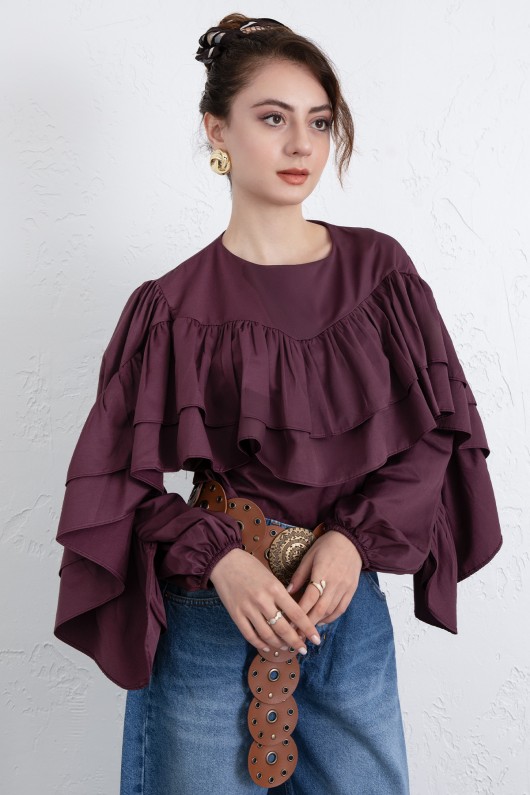 Volan Detay Bluz 0087 - MÜRDÜM