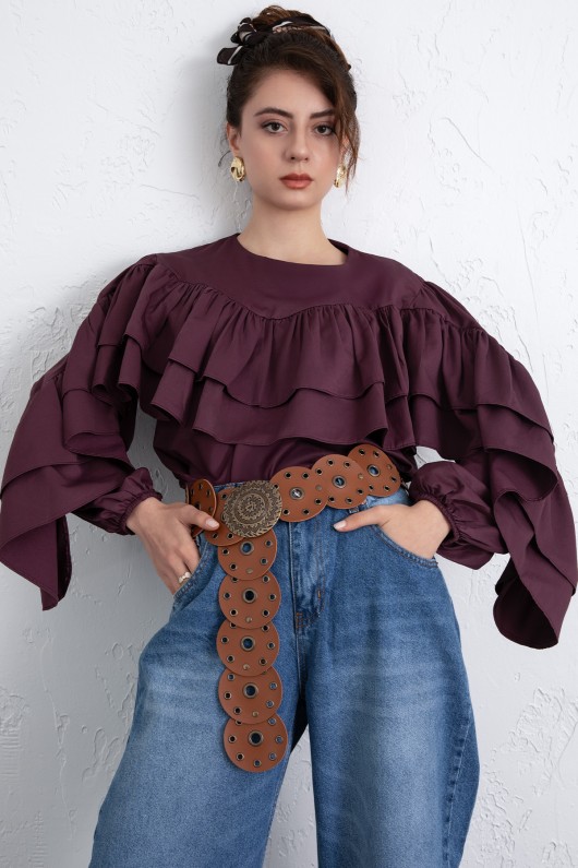 Volan Detay Bluz 0087 - MÜRDÜM