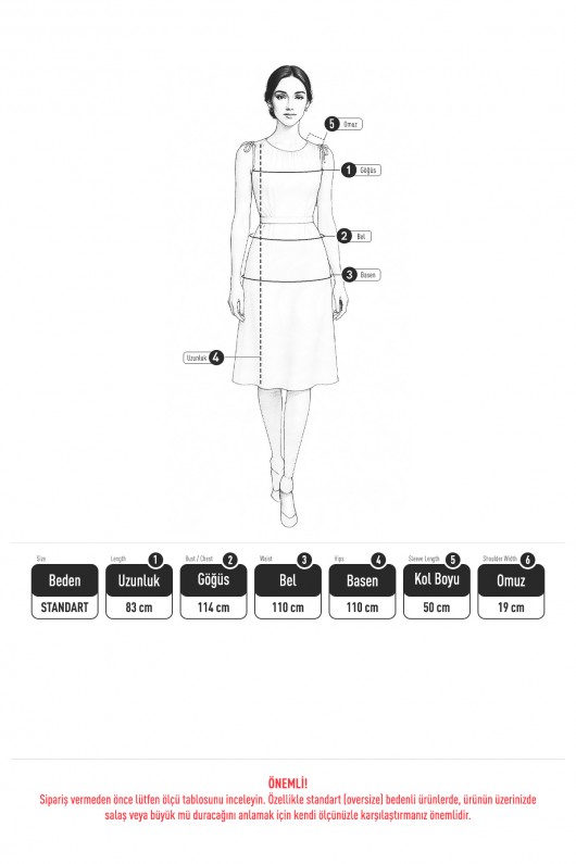 Sakallı Örme Triko Tunik 07314 - BEJ