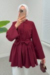 Kimono Kol Fiyonklu Tunik 1613 - BORDO