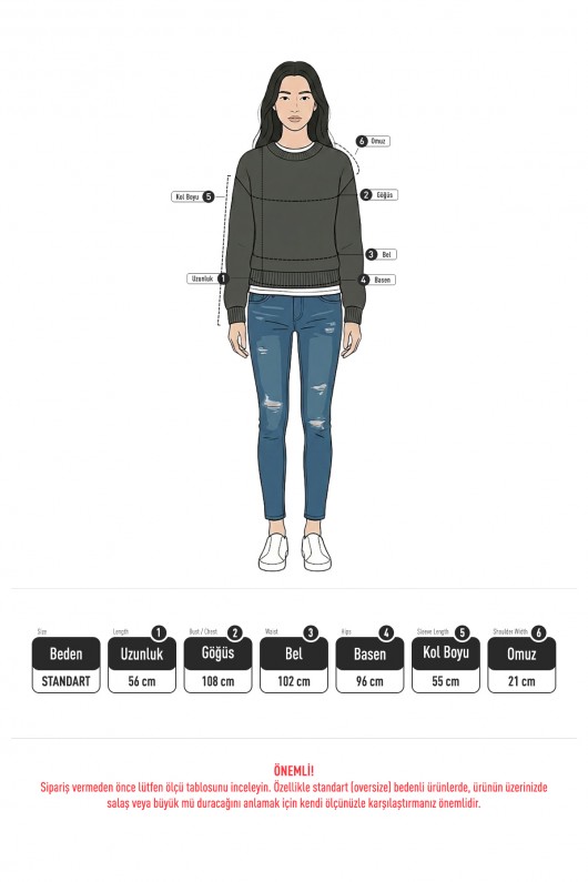 Bisiklet Yaka Basic Kazak 19185 - BORDO