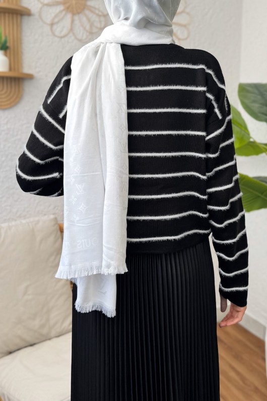 Düğmeli Kısa Triko Hırka 1920 - SİYAH